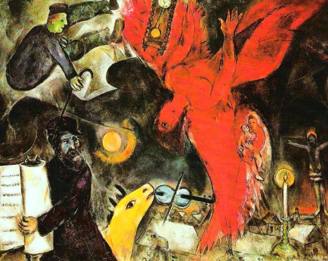 A Queda do Anjo, Chagall 001