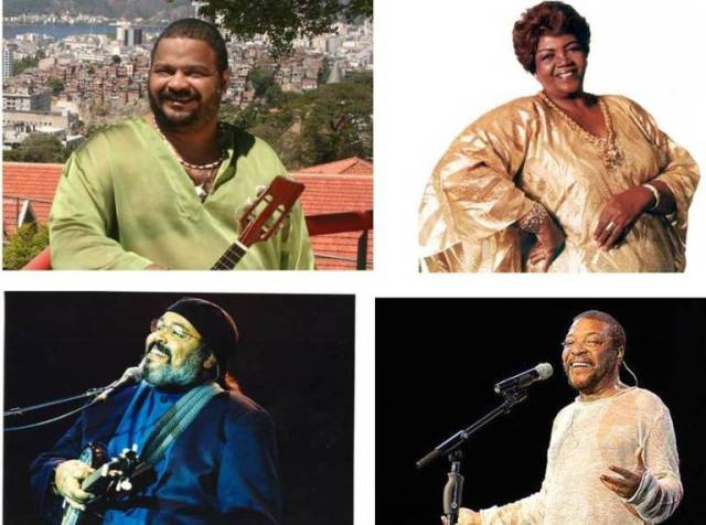 Arlindo Cruz, Dona Ivone Lara, Jorge Aragão, Martinho da Vila