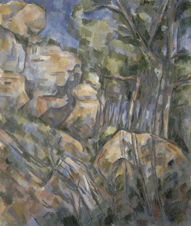 Rochers-Près-des-Grottes-Audessus-de-Château-Noir-Paul-Cézanne-1904