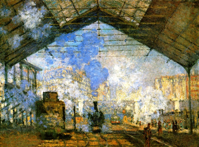claude monet-gare saint-lazare