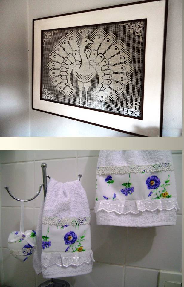 Tradição: acima, o trabalho de Walcenis. Abaixo, o de Maria da Penha.