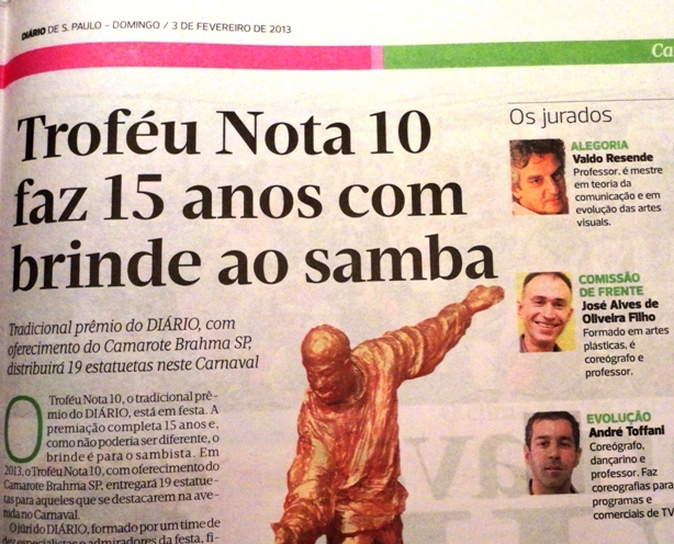 "Diário de São" de domingo, dia 3 de fevereiro