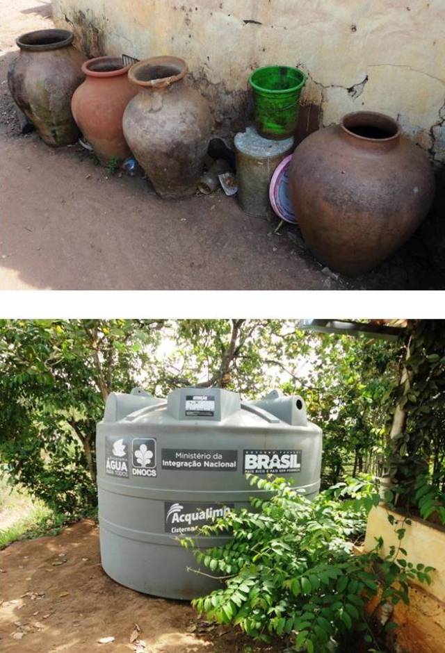 O antigo e o atual sistema de armazenamento.