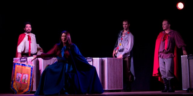 Ronan Vaz, Lilia Pitta, Marcelo Ribas e José Luiz Filho em foto de Thaneressa Lima (Divulgação)