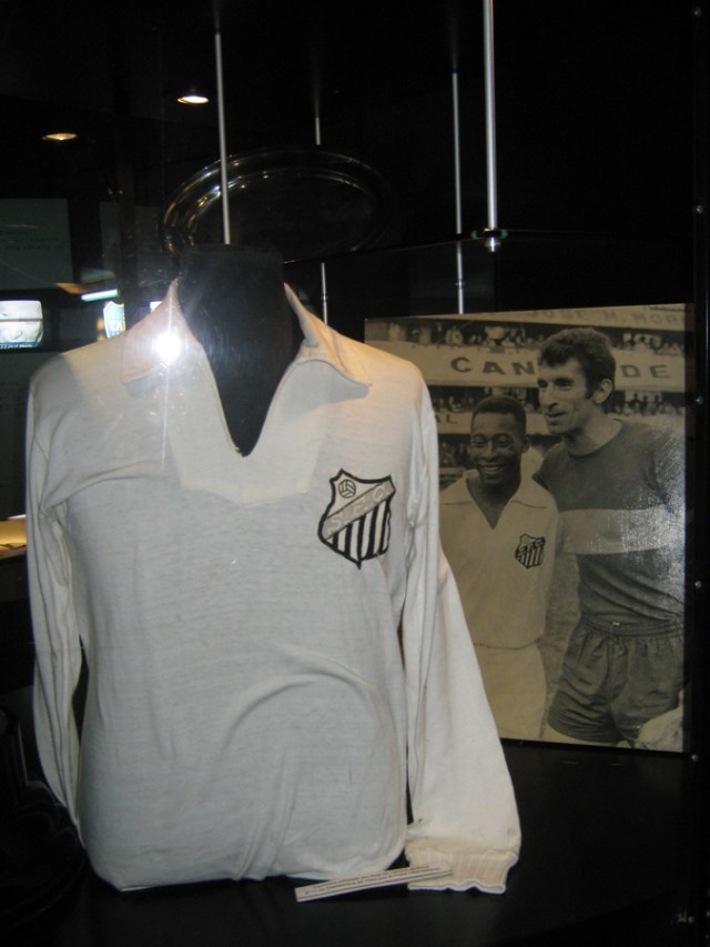 Camisa do Pelé no museu do Boca Juniors