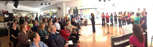 O evento na Galeria Olido