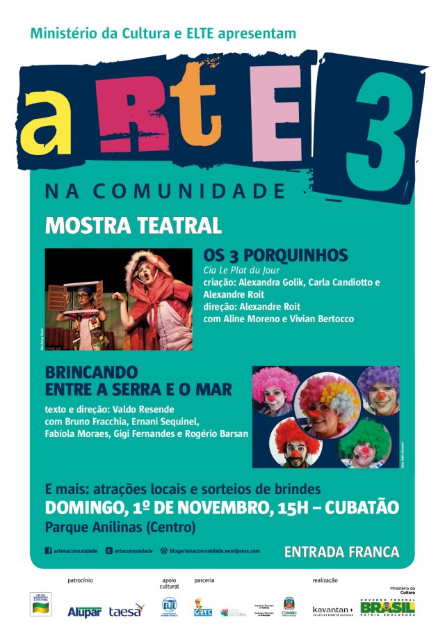 1 - arte na comunidade 3_mostra teatral_Cubatao