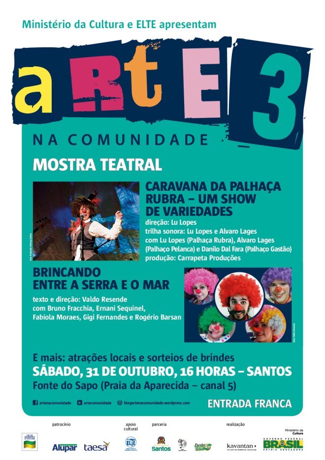 2 - arte na comunidade 3_mostra teatral_Santos